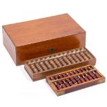 A GROUP OF ANTIQUE AND LATER GAMES to include two abacus, a Globe Series draftsman's set, dice,