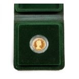 A 1980 PROOF SOVEREIGN in green case, with Royal Mint certificate