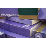 A LARGE COLLECTION OF WEDGWOOD PORCELAIN all in original boxes to include commemorative ware,