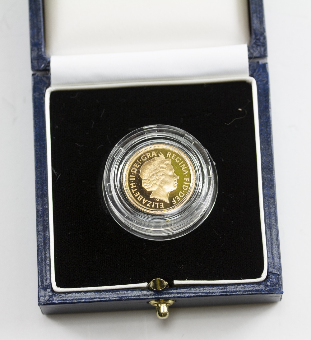 A 1999 BOXED HALF SOVEREIGN with Certificate of Authenticity - Image 2 of 2