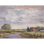 M F R LIMRICK (MID 20TH CENTURY SCHOOL) 'Country Scene', oil on canvas, signed and dated 1960, 37.