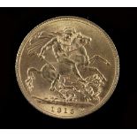 A GEORGE V SOVEREIGN dated 1915