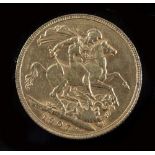 AN EDWARD VII SOVEREIGN dated 1907