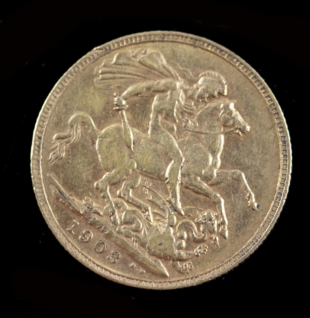 AN EDWARD VII SOVEREIGN dated 1903