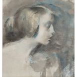 ARTHUR AMBROSE MCEVOY (1878-1927) 'Helen', watercolour and pencil, unsigned, 27cm x 25.5cm,