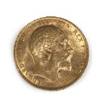 AN EDWARD VII GOLD SOVEREIGN dated 1908
