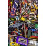 A QUANTITY OF DIE CAST VEHICLES to include Corgi, Matchbox and others