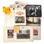 A QUANTITY OF RUGBY MEMORABILIA formerly the property of Pat Marshall, the well known rugby