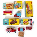CORGI CHIPPERFIELD CIRCUS to include crane truck number 1121, gift set number 19 (elephant lacking),