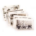 A COLLECTION OF MID 20TH CENTURY PHOTOGRAPHS taken aboard the USCGC Eagle, a 295 foot barque, used