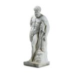 Country House Statue of Hercules composition 61cm high