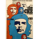 Antonio González Niko (20th Century) "Che Guevara, Hoy y Siempre",1983 lithographic poster framed