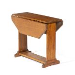 Cotswold School Oak drop-leaf small table octagonal top 56cm x 56cm, 48cm high