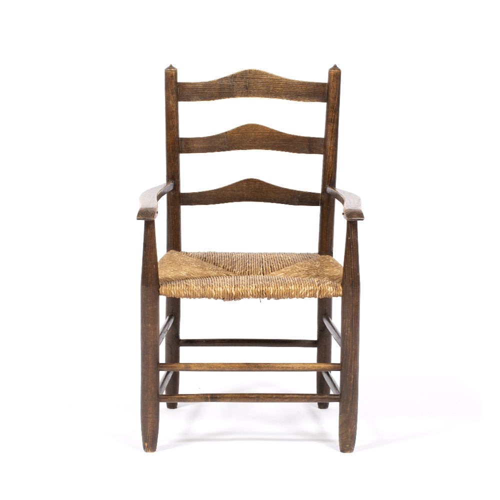 Cotswold School Ash child's chair, circa 1905 designed by Ernest Gimson, made by Edward Gardiner, - Image 2 of 2