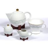 Michael Graves for Swid Powell (American, b1934) "Little Dripper" ceramic Coffee Set coffeepot,