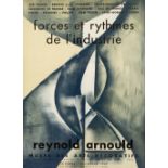 After Reynolds Arnold (1919-1980) Exhibition poster, December 1959 lithograph in colours unframed,