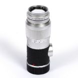 Leica (Germany) Leitz Wetzlar, Elmar 135mm f4 lens camera, mid-20th Century including rear cap