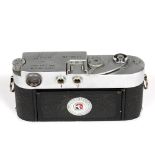 Leica (Germany) M2 rangefinder camera body, c1960 with original retail box, body cap and instruction