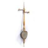 Ivory lute Thai, 18th Century possibly a Krachappi, with an elongated ivory tail, of two stringed