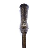 Gauntlet sword (Pata) India, 16th Century decorated to the gauntlet and hilt with gold, with a