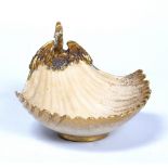 Mark V. Marshall for Doulton and Co Lambeth, a 'Carrara Ware' bonbon dish circa 1895, with