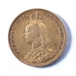 Victorian sovereign dated 1893