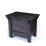 Storage chest Korean, with panelled front and sides, 67cm across x 51cm deep x 64cm high