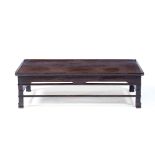 Low table Korean, with tray top, 92cm across x 56cm wide x 28cm high