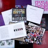 Collection of UK Royal Mail special stamp albums 'The Stories Behind the Stamps', editions 12, 13,