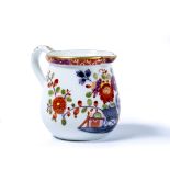 Early Meissen cream jug circa 1740, decorated with indianische Blumen, the so-called Table Pattern