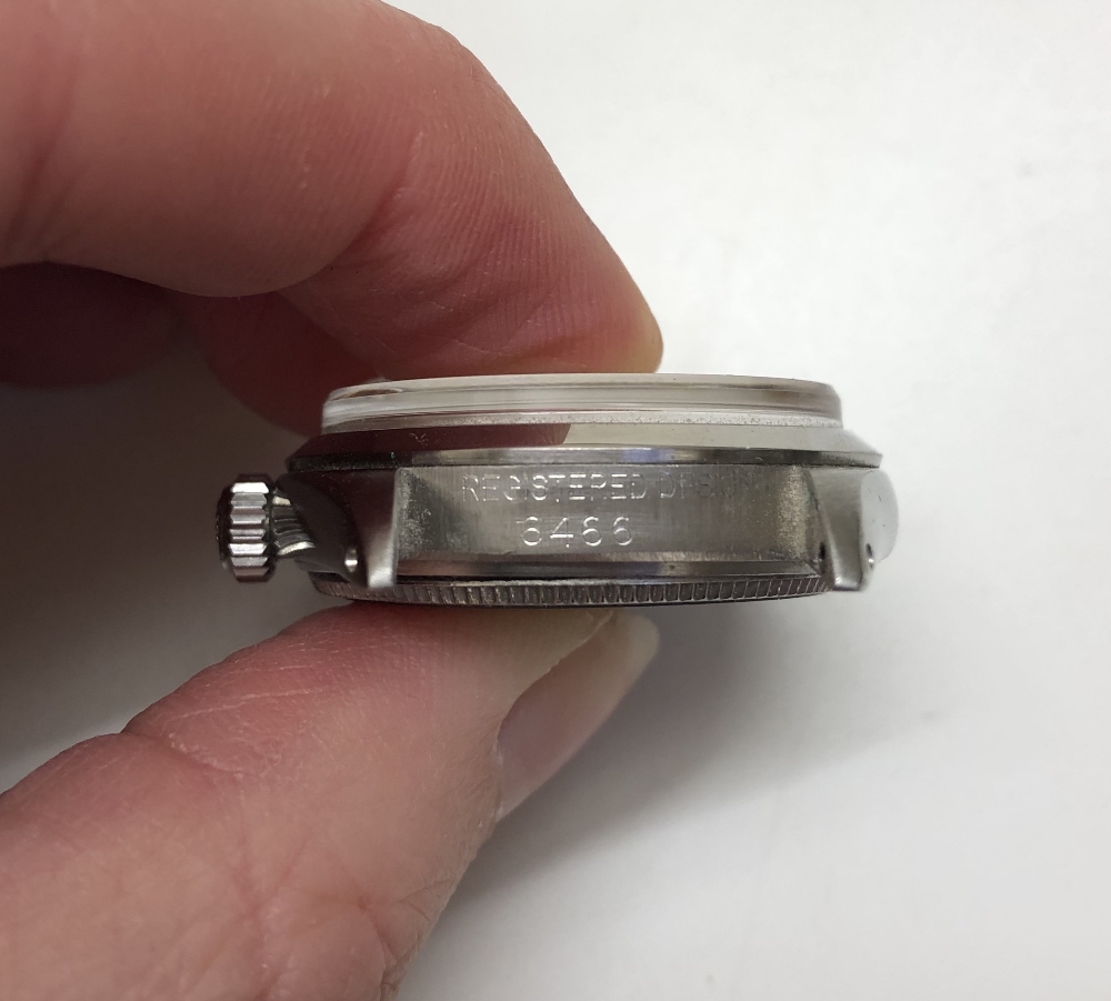 A STAINLESS STEEL 'OYSTERDATE PRECISION' WRISTWATCH BY ROLEX, circa 1967-68, the circular dial - Image 3 of 3