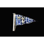 OF NAVAL INTEREST: A SAPPHIRE PENNANT BROOCH FOR THE ROYAL OCEAN RACING CLUB, the undulating panel