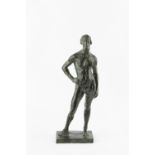 Robert Wlerick (1882-1994) Le Gavroche 6/8, signed and numbered, foundry stamp bronze 41cm high.