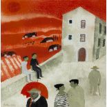 Mary Fedden (1915-2012) 'Sunset at Menerbes', 1994 signed and dated (lower left), titled (to