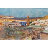 William Bowyer (1926-2015) Greek coastal view signed in pencil (lower right) watercolour 35cm x