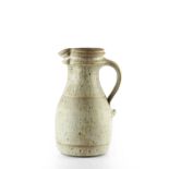 Gwyn Hanssen Pigott (1935-2013) Jug stoneware, with pitted white glaze impressed potter's seal