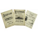 A QUANTITY OF SHEET MUSIC COVERS for piano, early 20th century and later curiosities and general