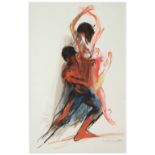 CHARLOTTE FAWLEY (20TH/21ST CENTURY) 'Pas de Deux'- 'Irek and Altyna', (Mukhamedov and