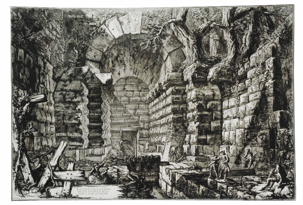 GIOVANNI BATTISTA PIRANESI 'Antichita d'Albano e di Castel Gandolfo Descritte ed incise da - Image 8 of 10