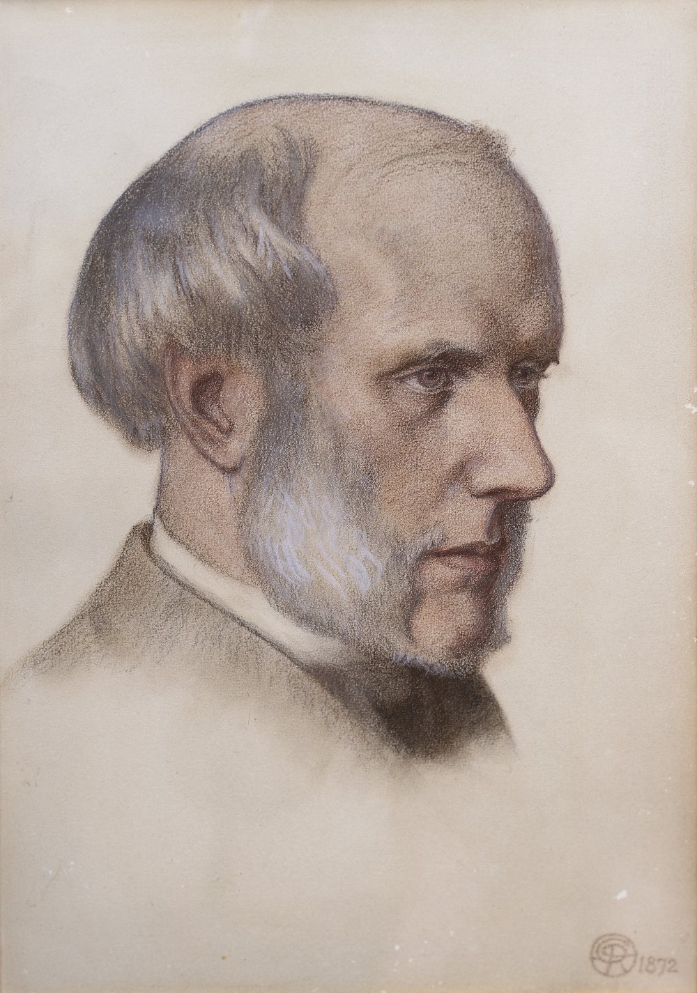 DANTE GABRIEL ROSSETTI (1828-1882) Portrait of Dr Thomas Gordon Hake, signed with monogram and dated