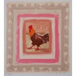 MICHAEL ROTHENSTEIN (1908-1993) Cockerel with distance city, screen print, pencil signed in the