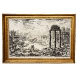 GIOVANNI BATTISTA PIRANESI 'Veduta di Campo Vaccino, etching, 46 x 70cm