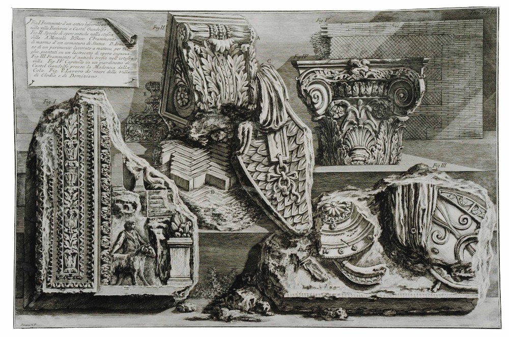 GIOVANNI BATTISTA PIRANESI 'Antichita d'Albano e di Castel Gandolfo Descritte ed incise da - Image 5 of 10