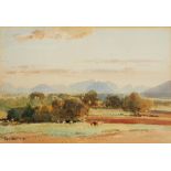 JOHN VARLEY JNR (1850-1933) 'The Ghants from Nessil Duncan', signed and dated '91, watercolour, 17.5