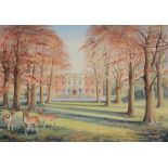 BARBARA LAWRENCE (20TH CENTURY) Clandon Park, West Clandon, Surrey, signed and dated 1986,