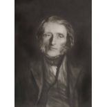 HUBERT VON HERKOMER (1849-1914) Portrait of John Ruskin, mezzotint, published by the Fine Art
