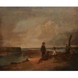 AFTER WILLIAM COLLINS (1788-1847) Cockle gatherers off the coast at low tide, signed and dated 1831,