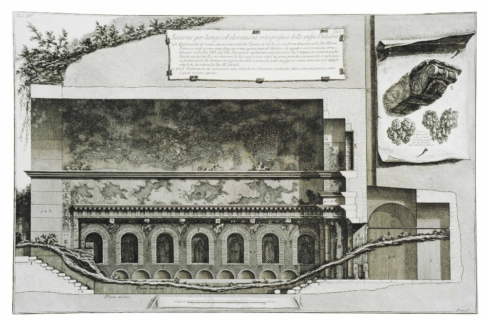 GIOVANNI BATTISTA PIRANESI 'Antichita d'Albano e di Castel Gandolfo Descritte ed incise da - Image 9 of 10