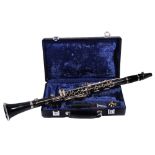 A BUFFET CRAMPON & CO. OF PARIS CLARINET Serial No. 306551 in velvet lined fitted case, together