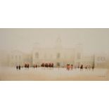 ANTHONY ROBERT KLITZ (1917-2000) Horse Guards Parade, signed, oil on canvas, 49 x 100cm